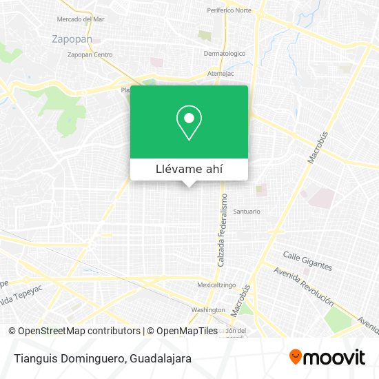 Mapa de Tianguis Dominguero