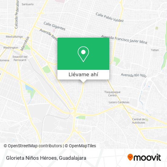 Mapa de Glorieta Niños Héroes