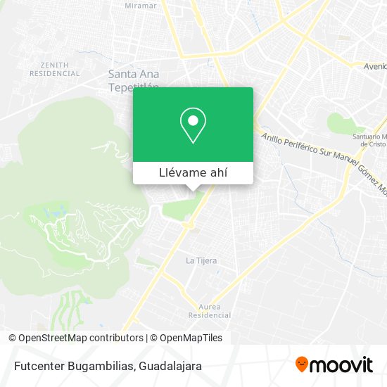 Cómo llegar a Futcenter Bugambilias en Guadalajara en Autobús?