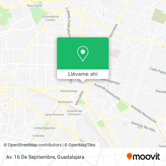 Mapa de Av. 16 De Septiembre