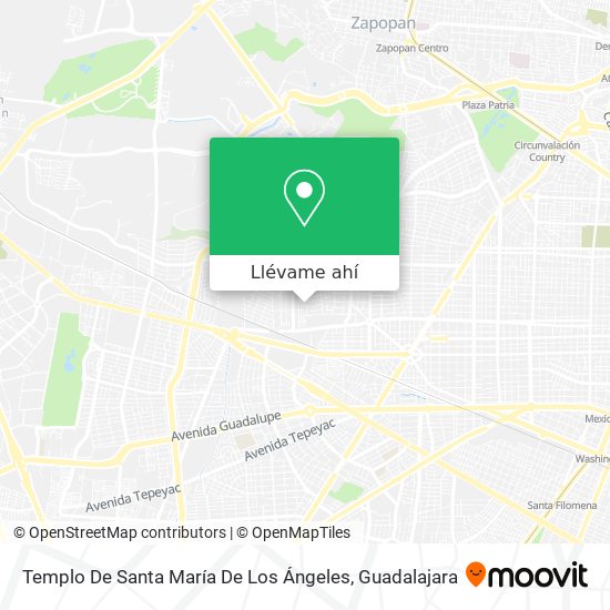 Mapa de Templo De Santa María De Los Ángeles