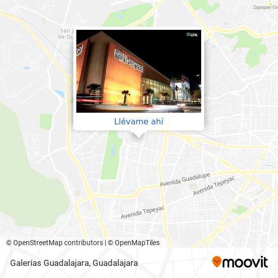 Mapa de Galerías Guadalajara