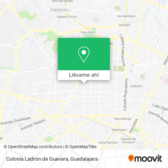 Mapa de Colonia Ladrón de Guevara