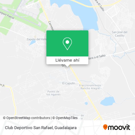 Mapa de Club Deportivo San Rafael