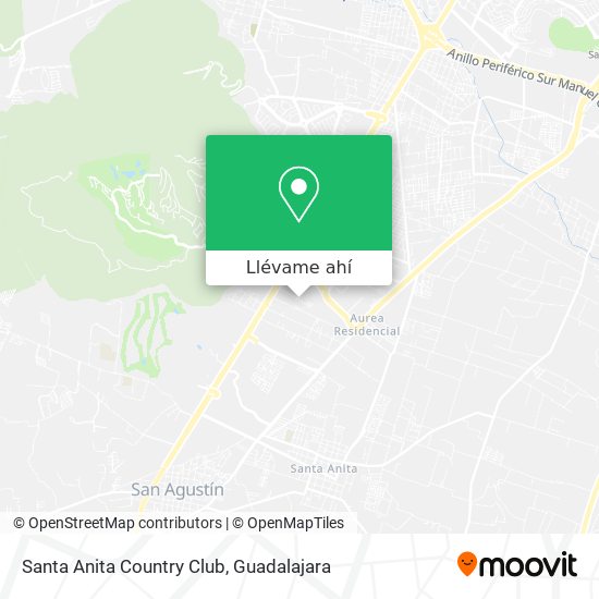 Mapa de Santa Anita Country Club