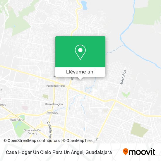 Mapa de Casa Hogar  Un Cielo Para Un Ángel