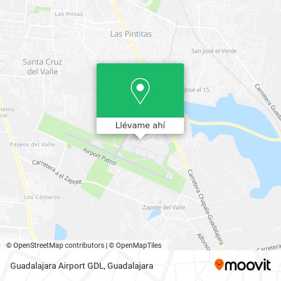Mapa de Guadalajara Airport GDL