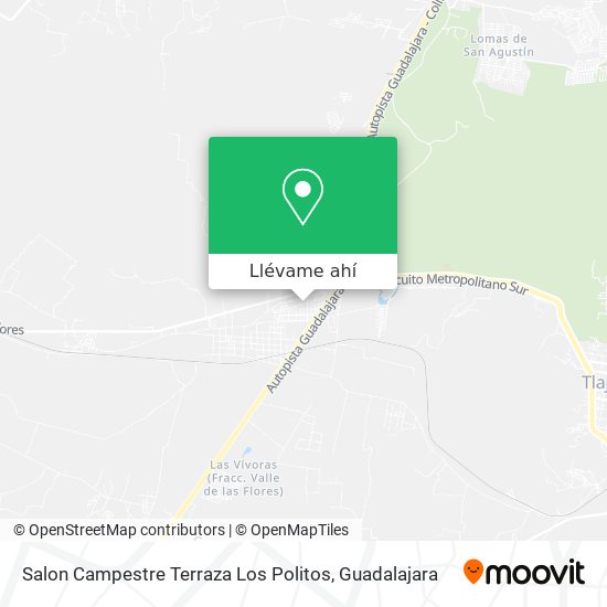 Mapa de Salon Campestre Terraza Los Politos