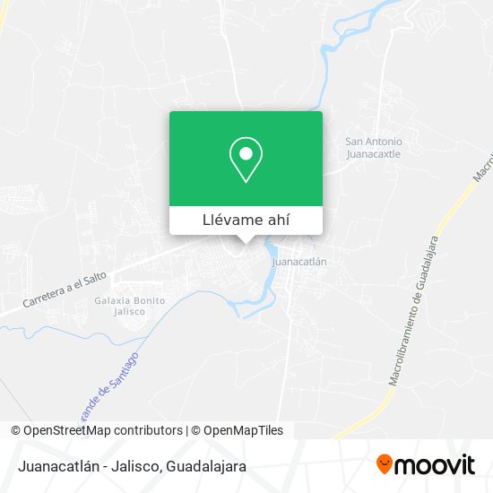 Mapa de Juanacatlán - Jalisco