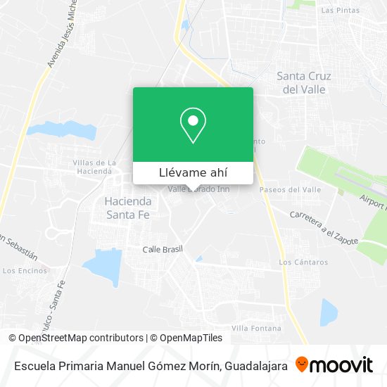 Mapa de Escuela Primaria Manuel Gómez Morín