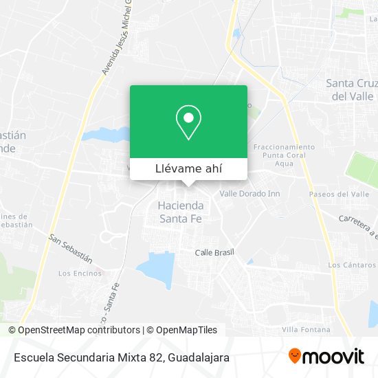 Mapa de Escuela Secundaria Mixta 82