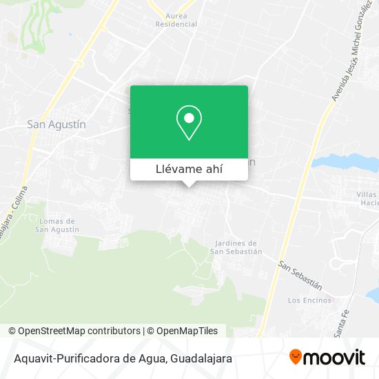 Mapa de Aquavit-Purificadora de Agua