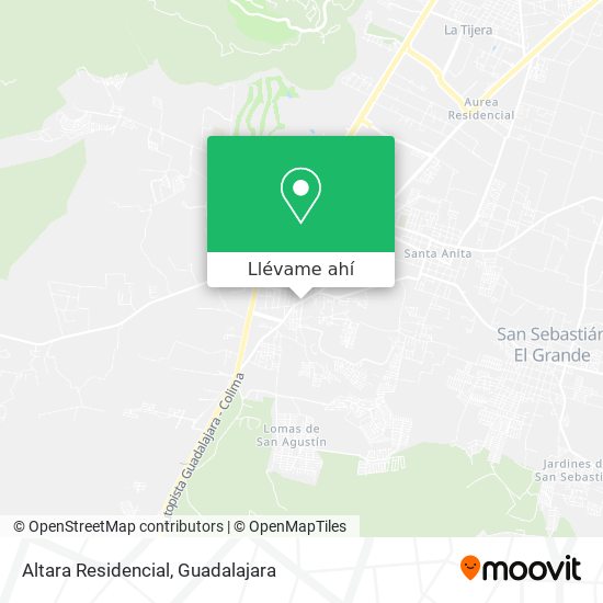 Mapa de Altara Residencial