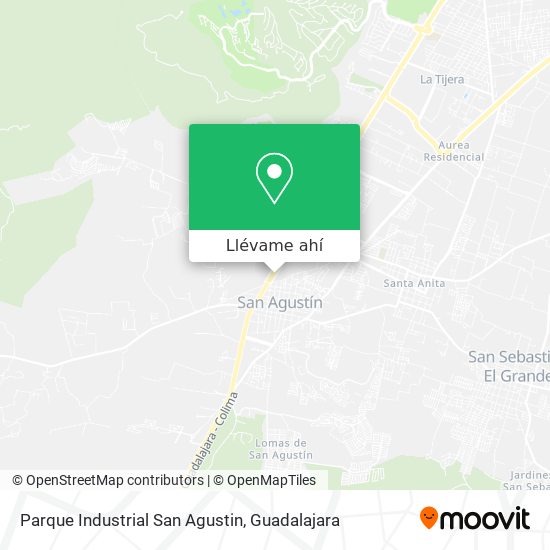 Mapa de Parque Industrial San Agustin