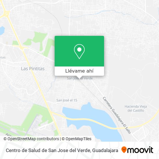 Mapa de Centro de Salud de San Jose del Verde