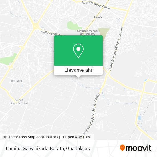 Mapa de Lamina Galvanizada Barata