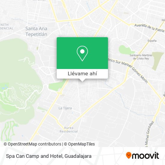 Mapa de Spa Can Camp and Hotel