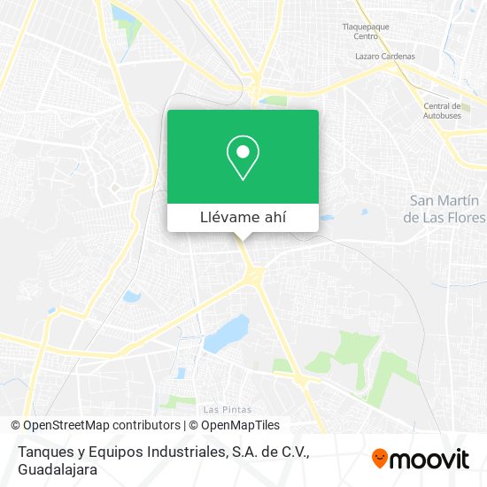 Mapa de Tanques y Equipos Industriales, S.A. de C.V.