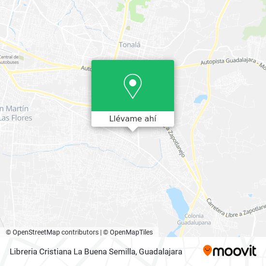 Mapa de Libreria Cristiana La Buena Semilla