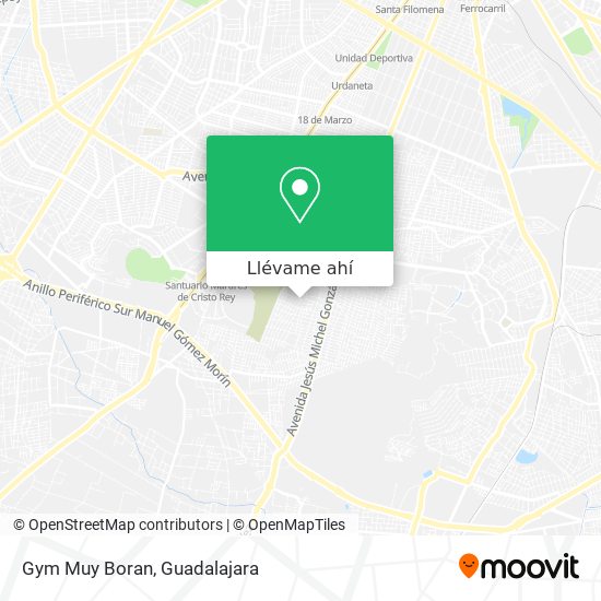 Mapa de Gym Muy Boran