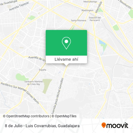 Mapa de 8 de Julio - Luis Covarrubias
