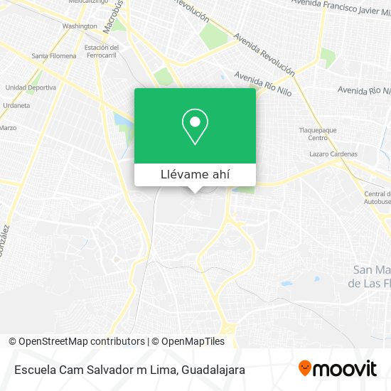 Mapa de Escuela Cam Salvador m Lima