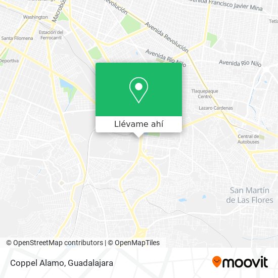 Mapa de Coppel Alamo