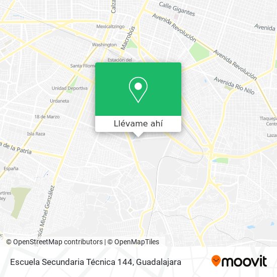 Mapa de Escuela Secundaria Técnica 144