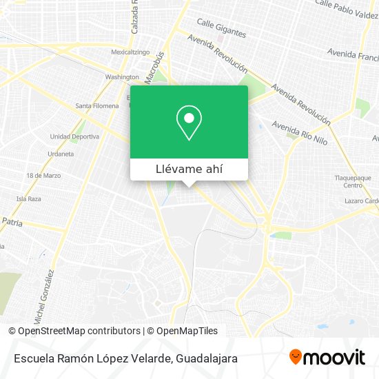 Mapa de Escuela Ramón López Velarde