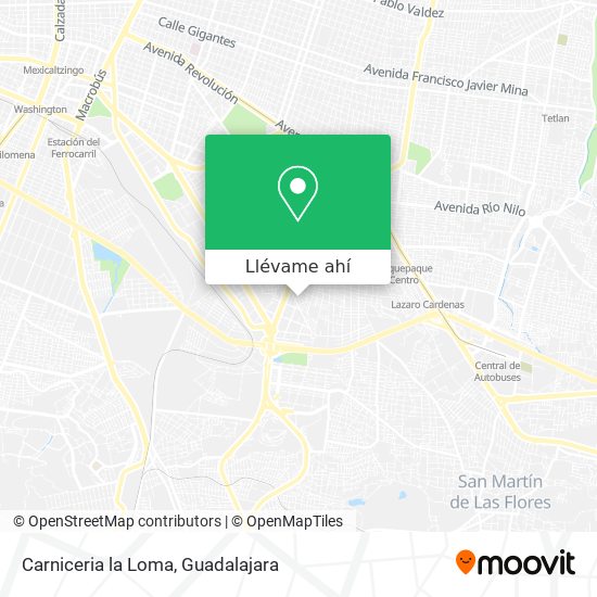 Mapa de Carniceria la Loma