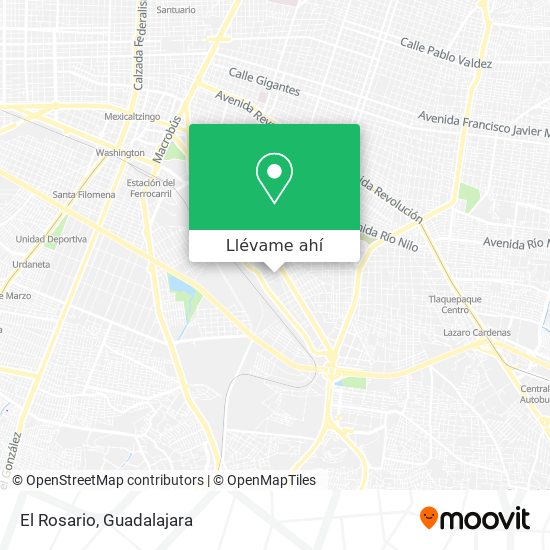 Mapa de El Rosario