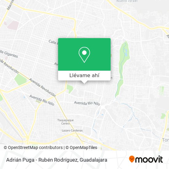 Mapa de Adrián Puga - Rubén Rodríguez