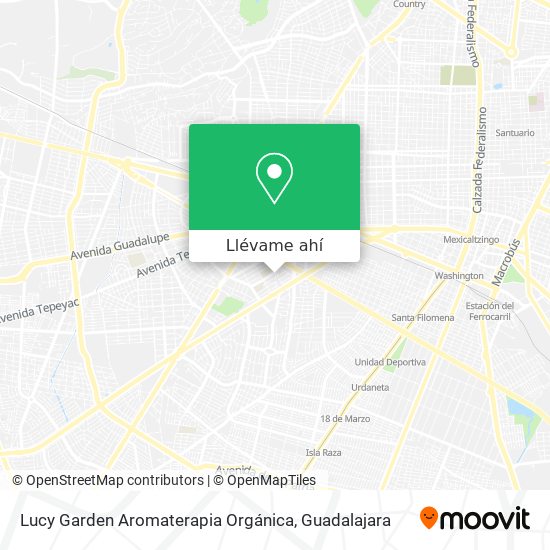 Mapa de Lucy Garden Aromaterapia Orgánica