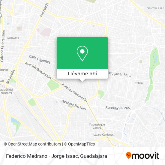 Mapa de Federico Medrano - Jorge Isaac