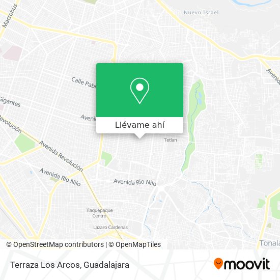 Mapa de Terraza Los Arcos