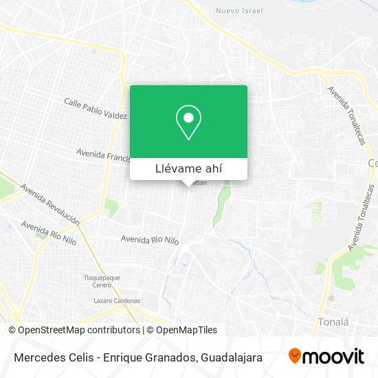 Mapa de Mercedes Celis - Enrique Granados