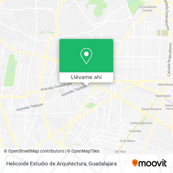 Mapa de Helicoide Estudio de Arquitectura