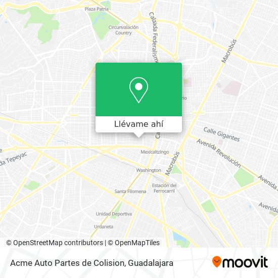 Mapa de Acme Auto Partes de Colision