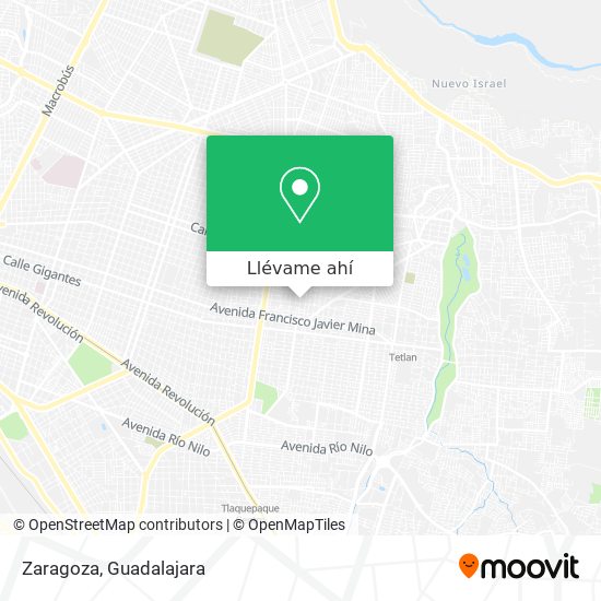 Mapa de Zaragoza