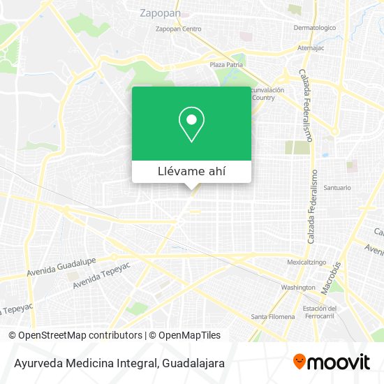 Mapa de Ayurveda Medicina Integral