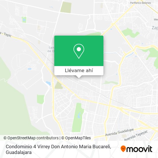 Mapa de Condominio 4 Virrey Don Antonio Maria Bucareli