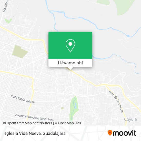 Mapa de Iglesia Vida Nueva