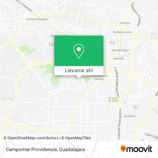 Mapa de Campomar Providencia