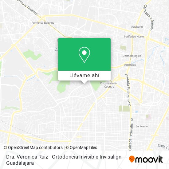 Mapa de Dra. Veronica Ruiz - Ortodoncia Invisible Invisalign