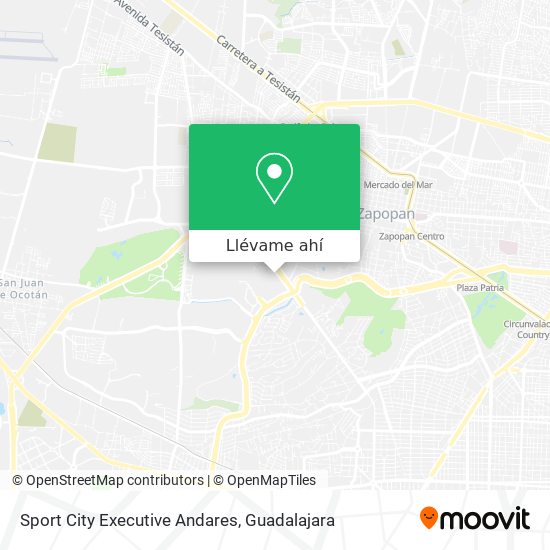 Mapa de Sport City Executive Andares