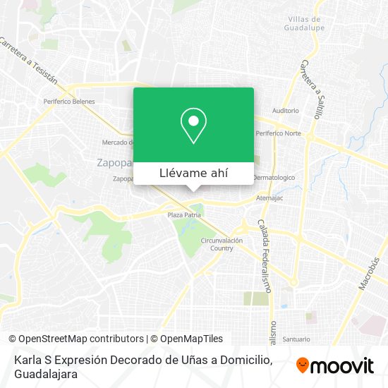 Mapa de Karla S Expresión Decorado de Uñas a Domicilio