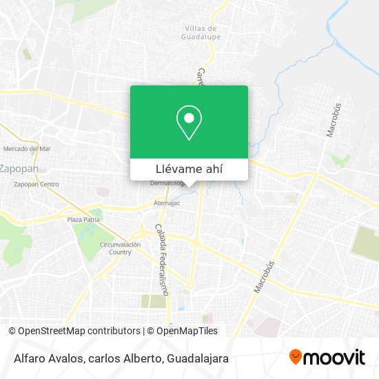 Mapa de Alfaro Avalos, carlos Alberto