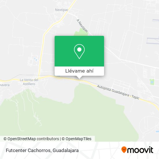 Mapa de Futcenter Cachorros