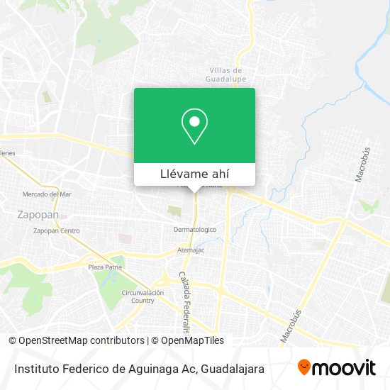 Mapa de Instituto Federico de Aguinaga Ac