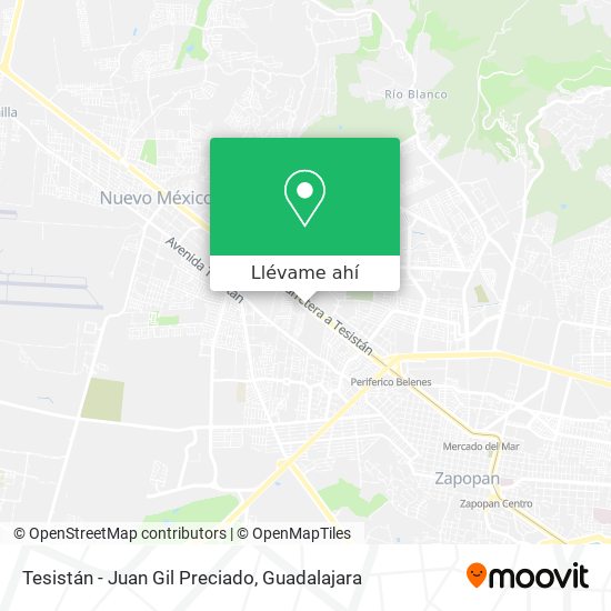 Mapa de Tesistán - Juan Gil Preciado